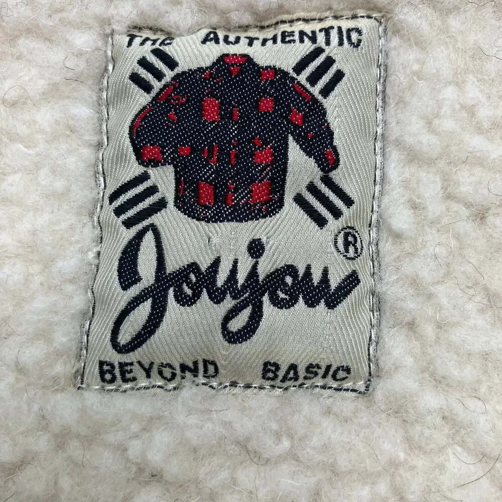 Authentic Joujou Vest Sz‎ M Red Wool Plaid Shearling Zip Up Lined Grandpacore